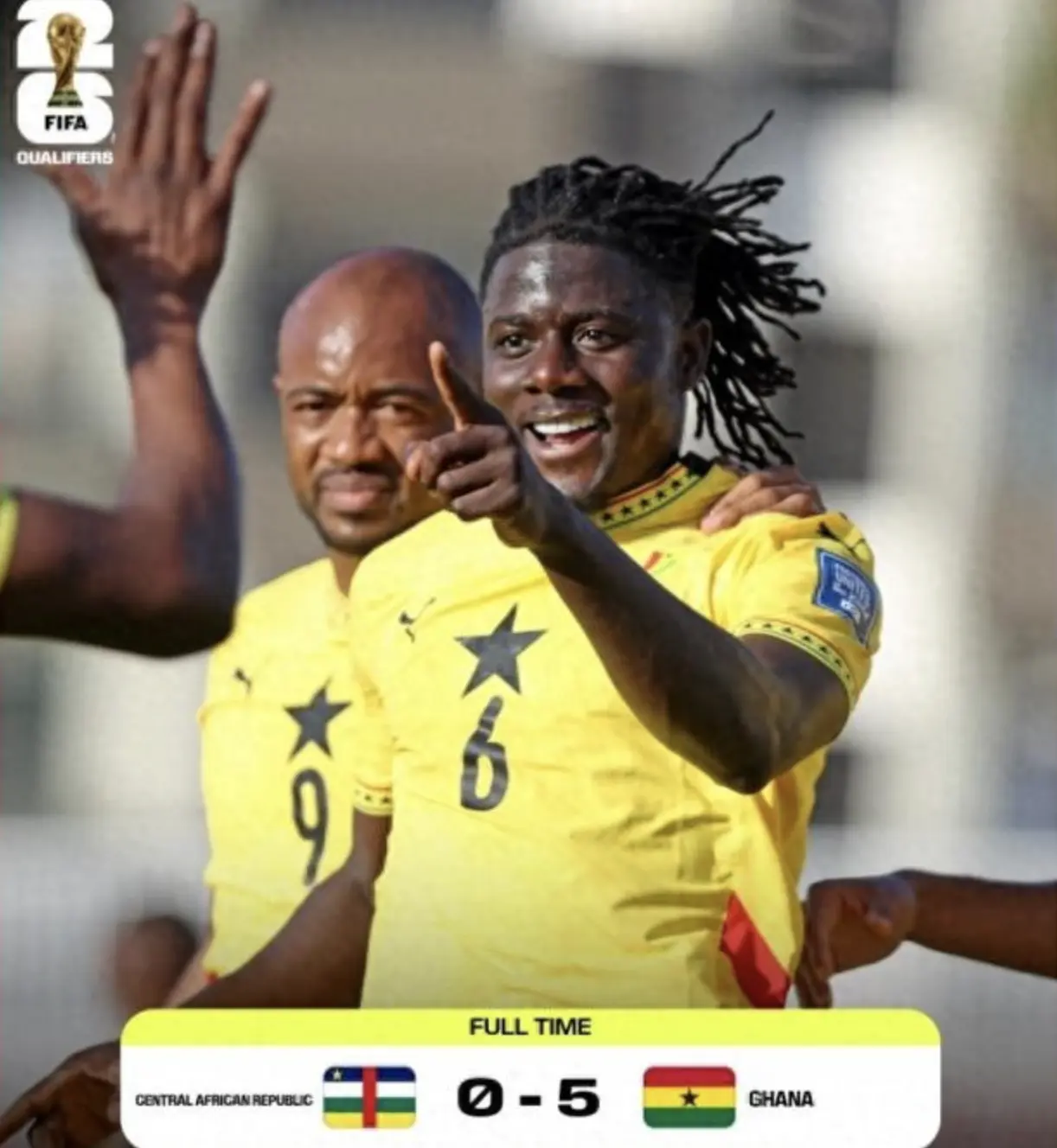 吉库以及苏, 可以说加纳, 分领跑